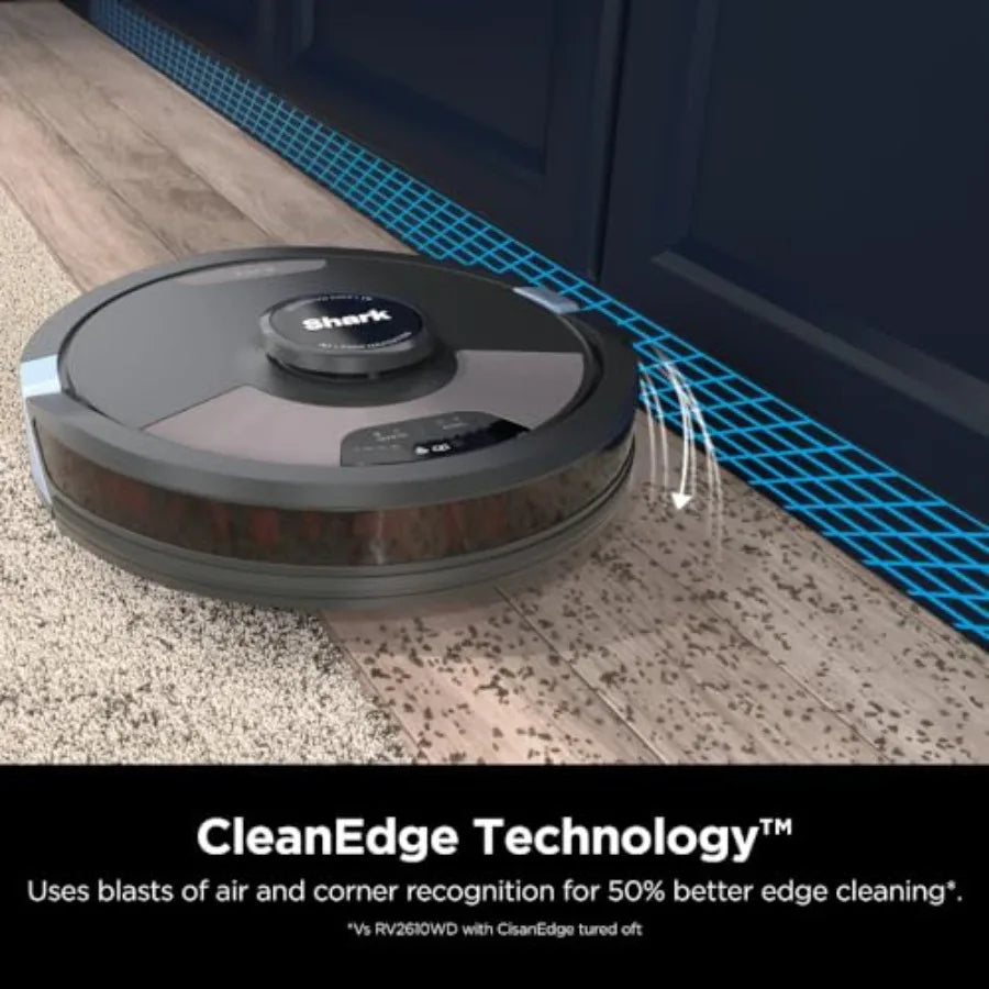 AI Ultra Robot Vacuum and Mop RV2620WD with Matrix Clean Navigation and CleanEdge Technology for Pet Hair Carpets Hard Floors C