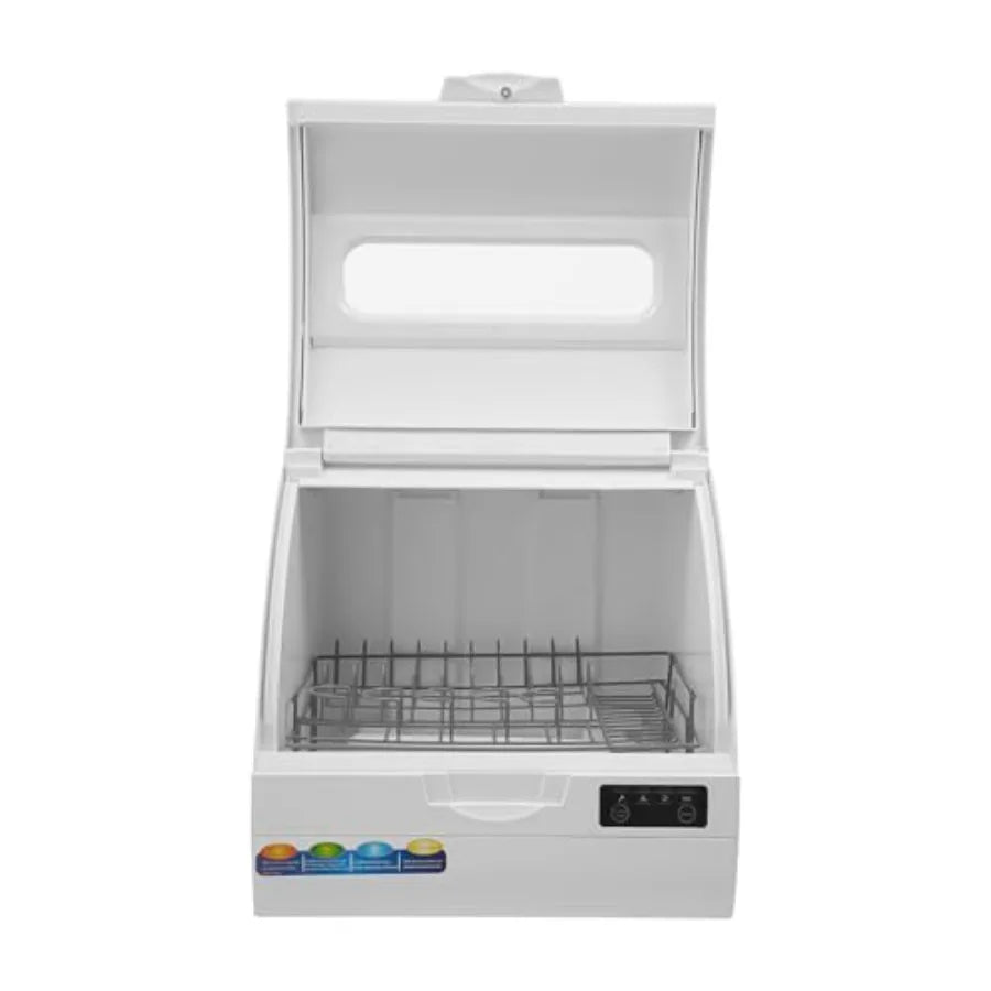 Portable Countertop Dishwasher 1200W Mini with 4 Cleaning Modes 30-50min Wash Time Touch Screen for Home Apartments and RVs 110