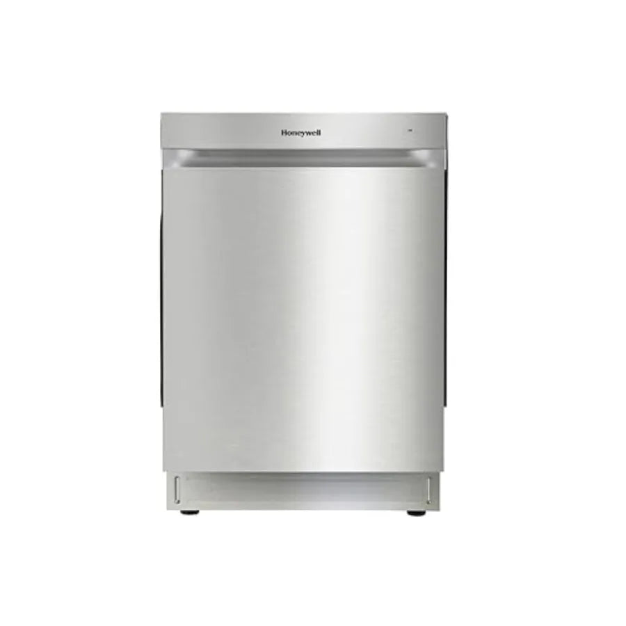 24 Inch Dishwasher with 12 Place settings 7 Washing Cycles Stainless Steel and Plastic Tub UL/Energy Star- Stainless Steel