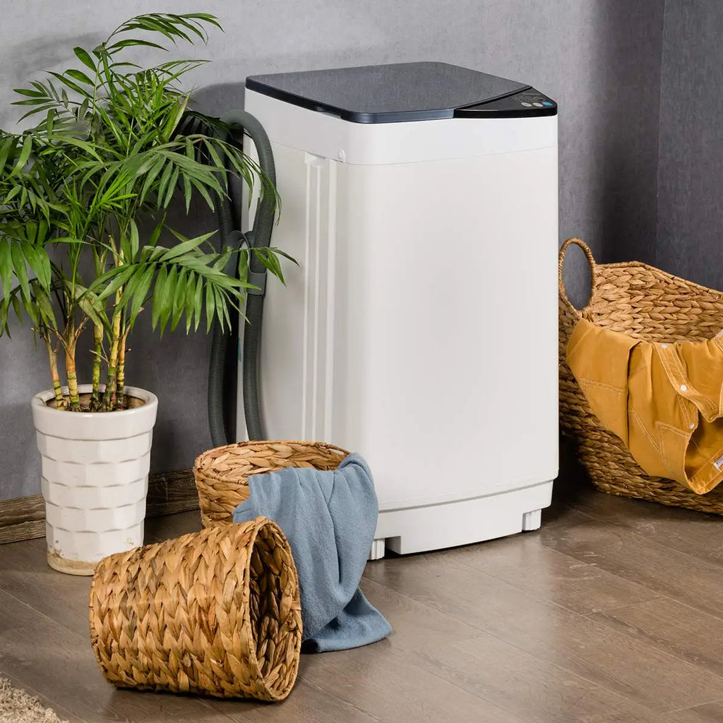 Full-Automatic Washing Machine Portable Washer and Spin Dryer 7.7 lbs Capacity Compact Laundry Washer with Built-in, Customized
