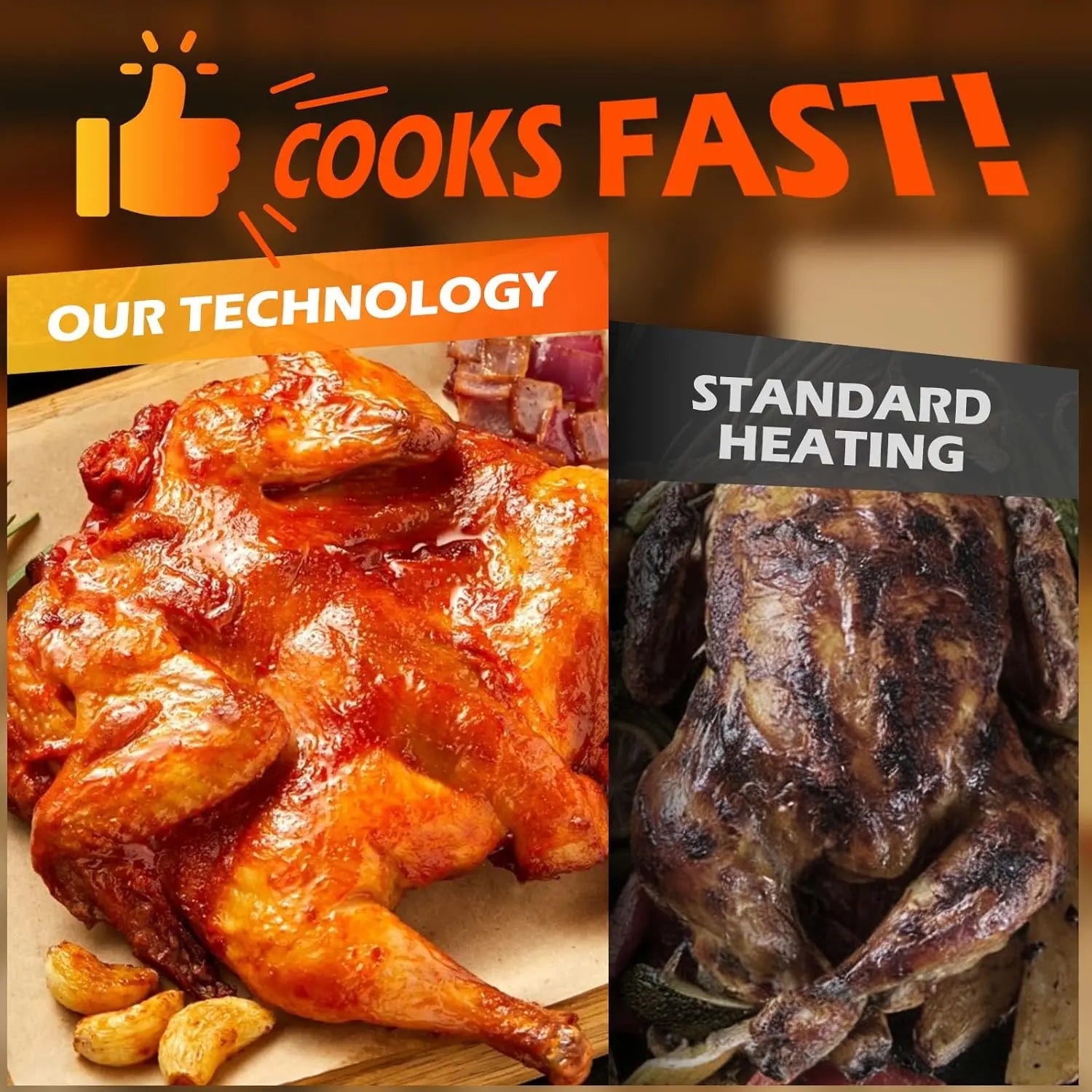 12.6QT Dual Basket Air Fryer for 10-12 People, Cooks Whole Chicken, 10-in-1 Functions with SyncFinish, Dishwasher-Safe