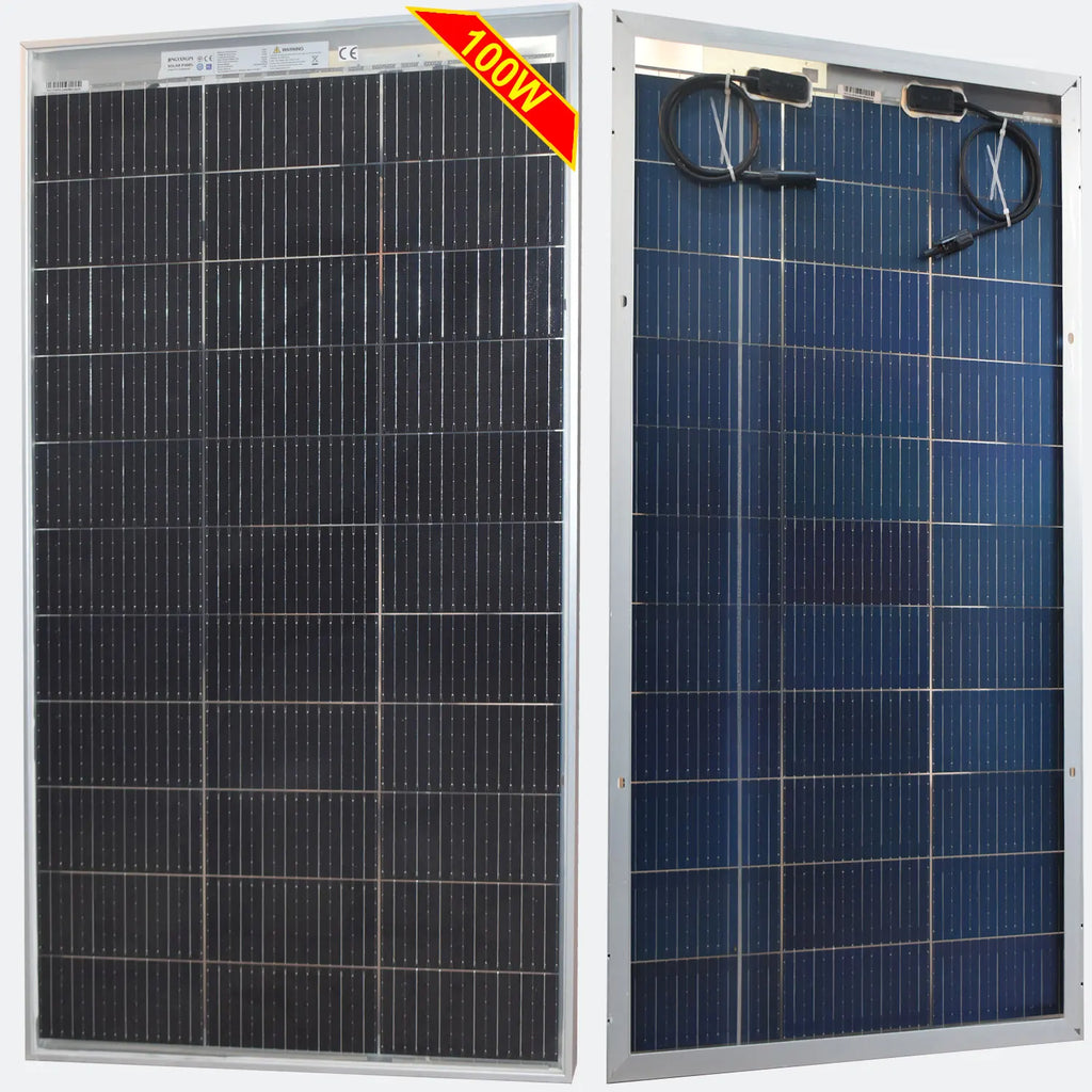 200w Bifacial Solar Panel 2pcs 100w Foldable Solar Charger Dual-Side Absorption for Phone Power Bank Camping High Efficiency