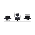 220lbs Load-bearing Capacity Professional Leg Stretcher 180° Adjustable with Handwheel for Splits, Home Gym & Yoga