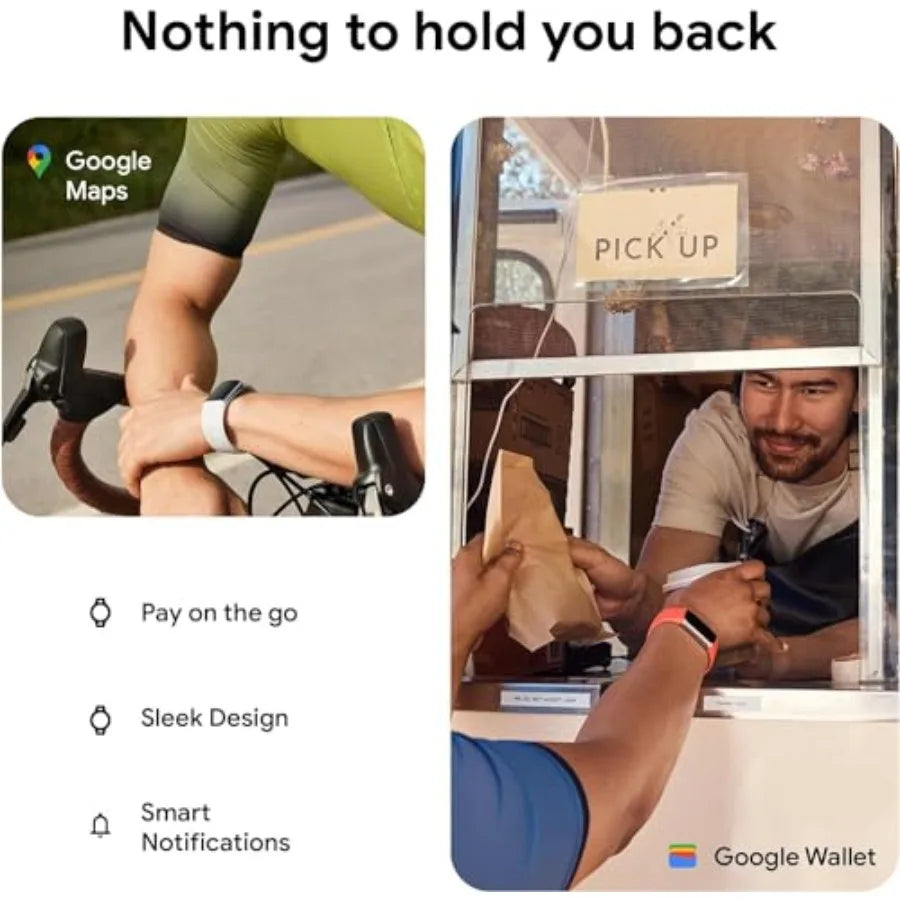 Charge 6 Activity Tracker Heart Rate Monitoring 7-Day Battery Integrated Google Apps Maps Wallet In-Depth Health Insights Activ