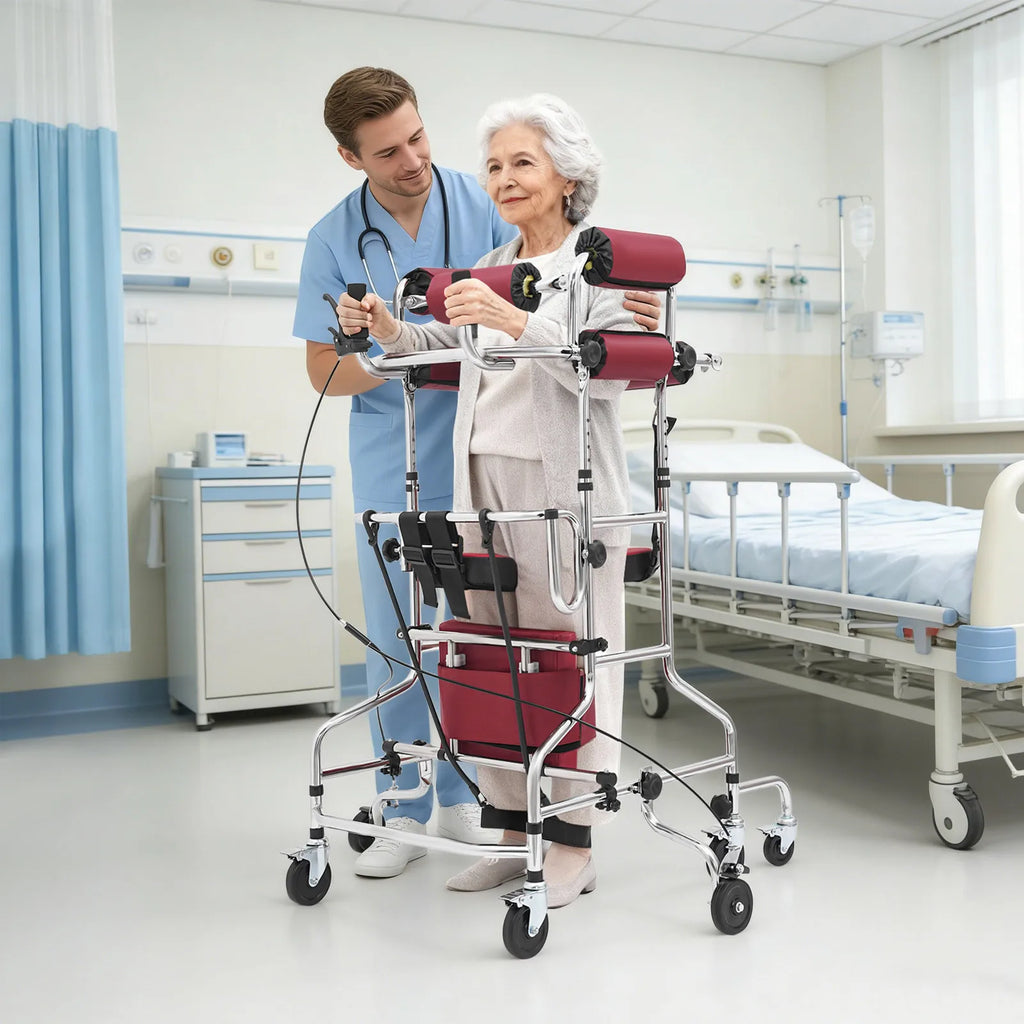 Adult Walker for Seniors Adult Standing Walker Walking Aid with Adjustable Height and Width Adult Standing Walker Aid Woman/Men