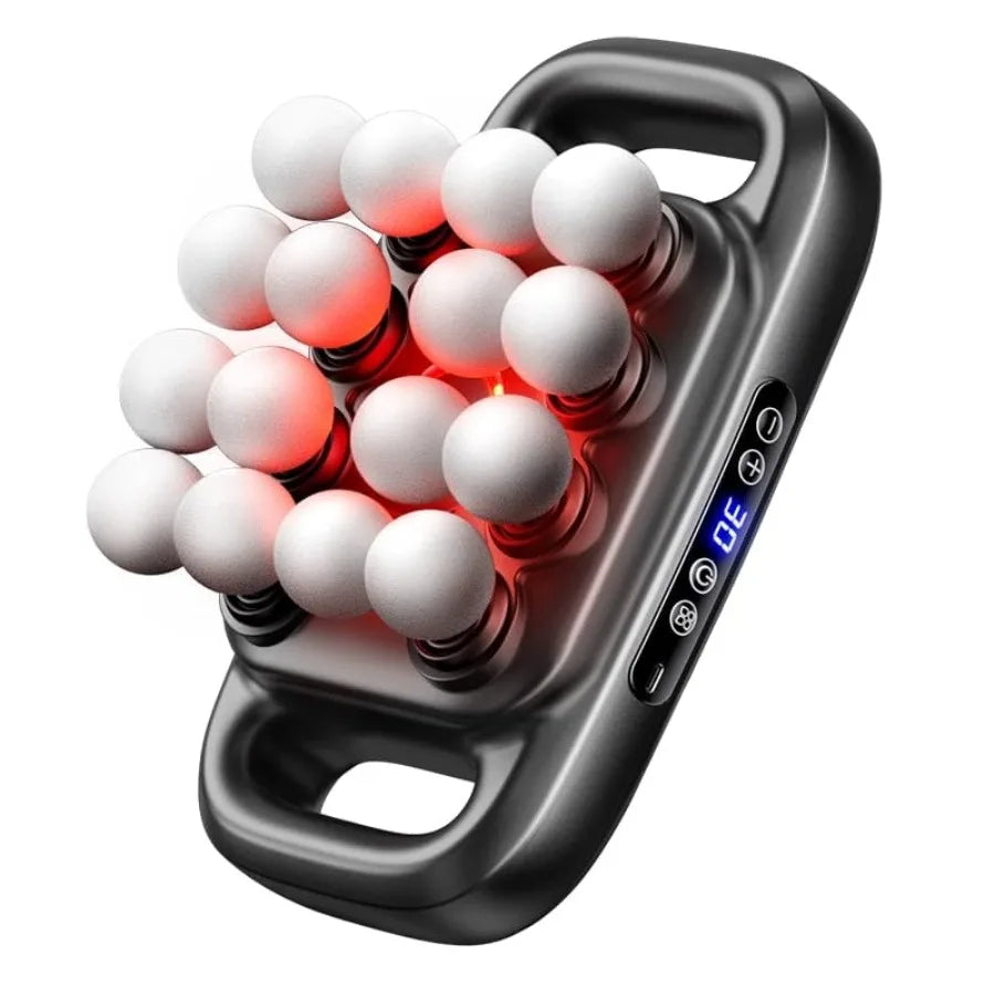 's Professional 10-Head Massage Gun Deep Tissue Muscle Recovery Pain Relief Whole Body Relax Certified 2026 Model Gray