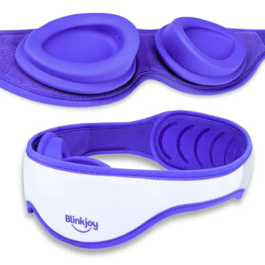 Hydrating Sleep Mask for Dry Eye Relief Moisture-Sealing Blackout Eye Mask Protects from Dust and Drafts Preserves Eye Drops an