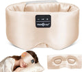 Silk Bluetooth Sleep Mask with Ultra-Thin Speakers, 3D Ergonomic Design for Side Sleepers, 14-Hour Battery, USB-C Charging