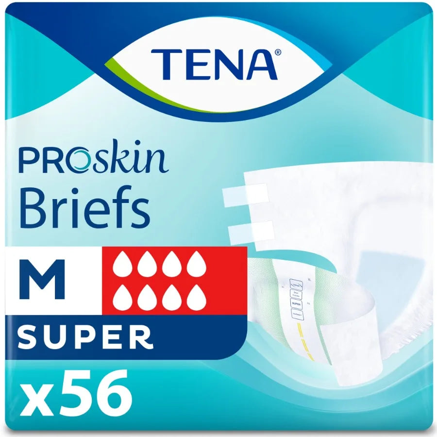 ProSkin Unisex Adult Diapers for Maximum Absorbency in Daily Use Ideal for Incontinence Management Medium Size Pack of 56 Desig