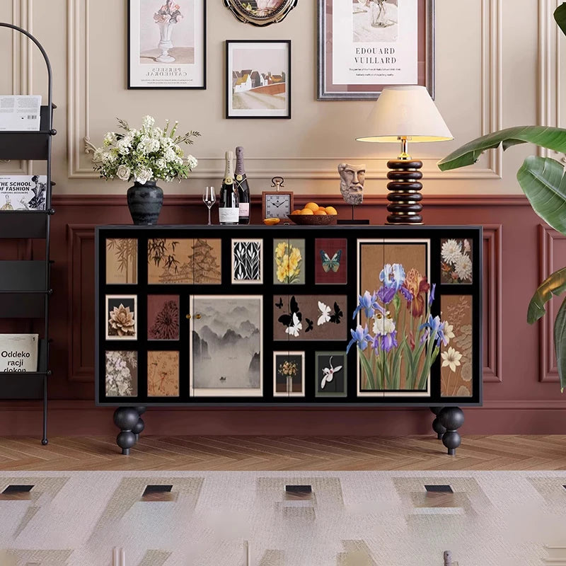 Tiny Cute Storage Living Room Cabinets Creative Nordic Style Trendy Display Cabinet Creative Aesthetic Kastet Home Furniture