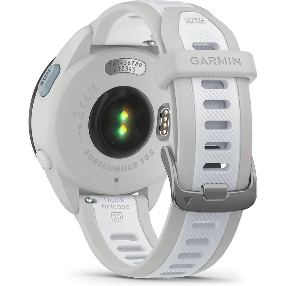 010-02863-31 orerunner 165 Music Smart Sport Watch, Mist Gray + Whitestone Bundle with Deco entials 2X Tactical Ency Paracord Mu