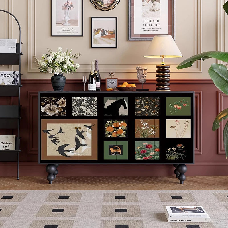 Tiny Cute Storage Living Room Cabinets Creative Nordic Style Trendy Display Cabinet Creative Aesthetic Kastet Home Furniture