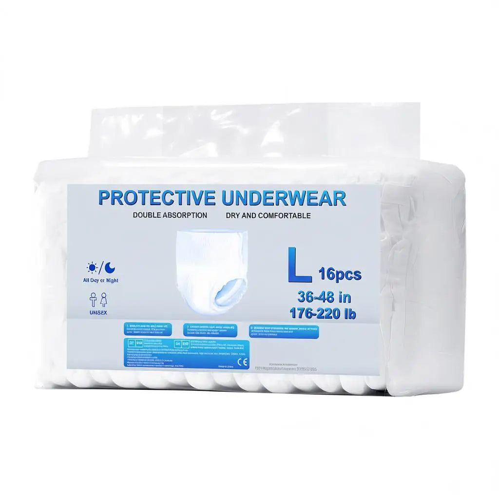 Adult Incontinence Underwear, High Absorbent Protective Underwear for Men & Women, Disposable Adult Pull-ups Diaper with Leak