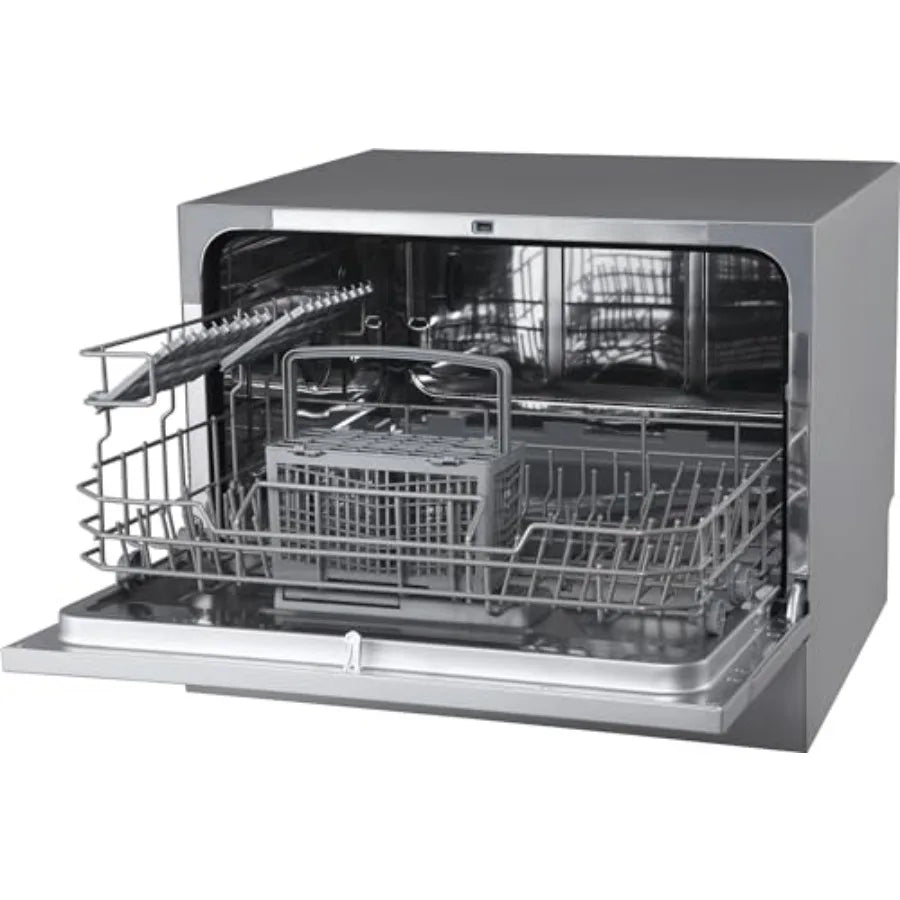 DWP63 21-5/8 Inch Wide 6 Place Setting Countertop Dishwasher - White
