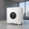 Front Load Stainless Steel Clothes Dryer with Touch Panel, 4 Drying Modes, Adjustable Vent, 13.2 lbs, 1500W, White