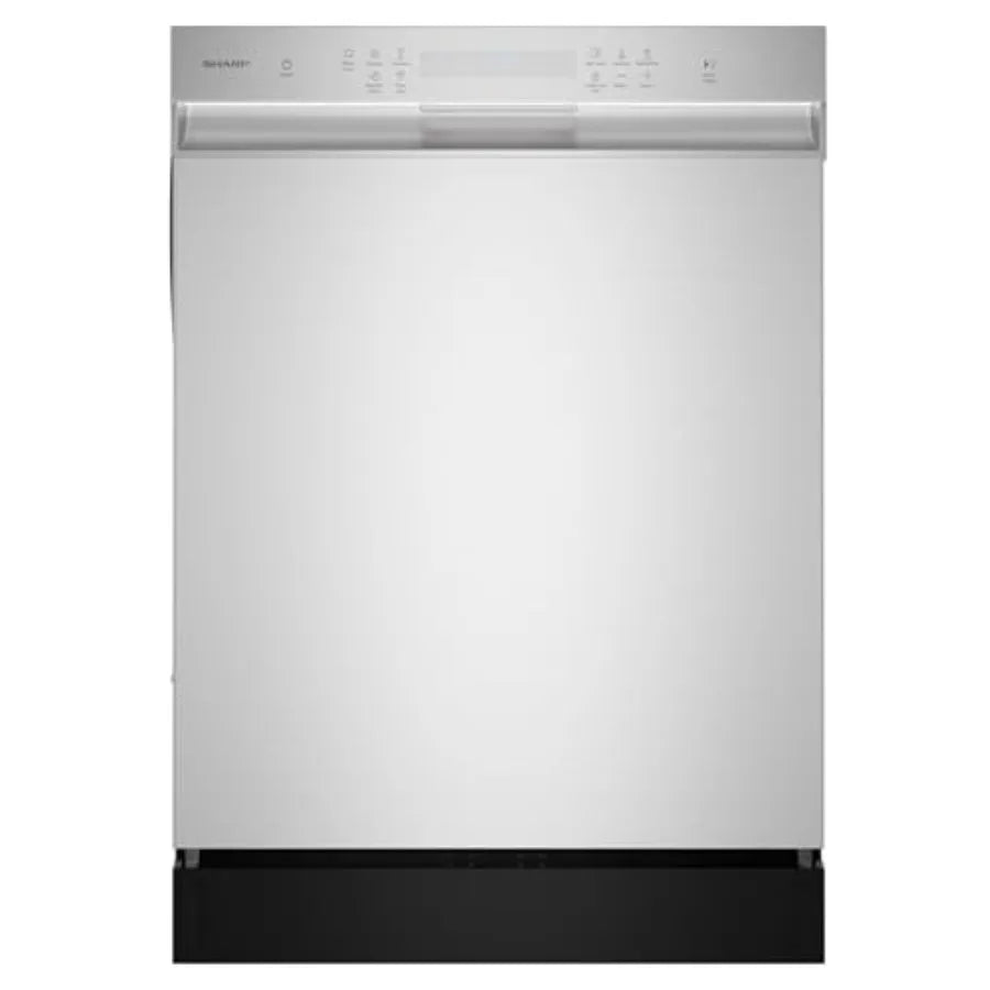 SDW6504MS Stainless Steel Dishwasher 24-inch Pocket Handle 52 dB Hybrid Tub 12 Place Settings 5 Cycles Heated Dry