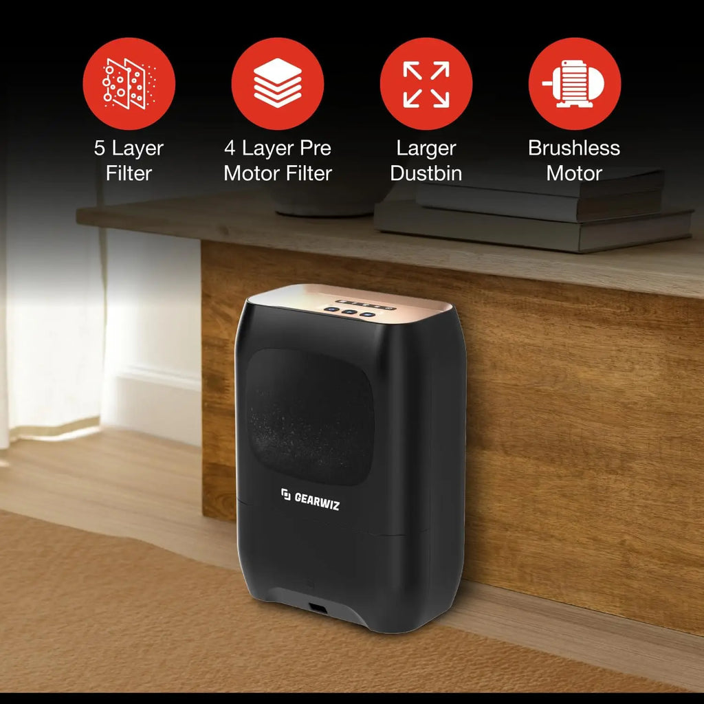 Touchless Automatic Electric Vacuum Dustpan with Nozzle for Hands-Free Multi-Mode Floor Cleaning