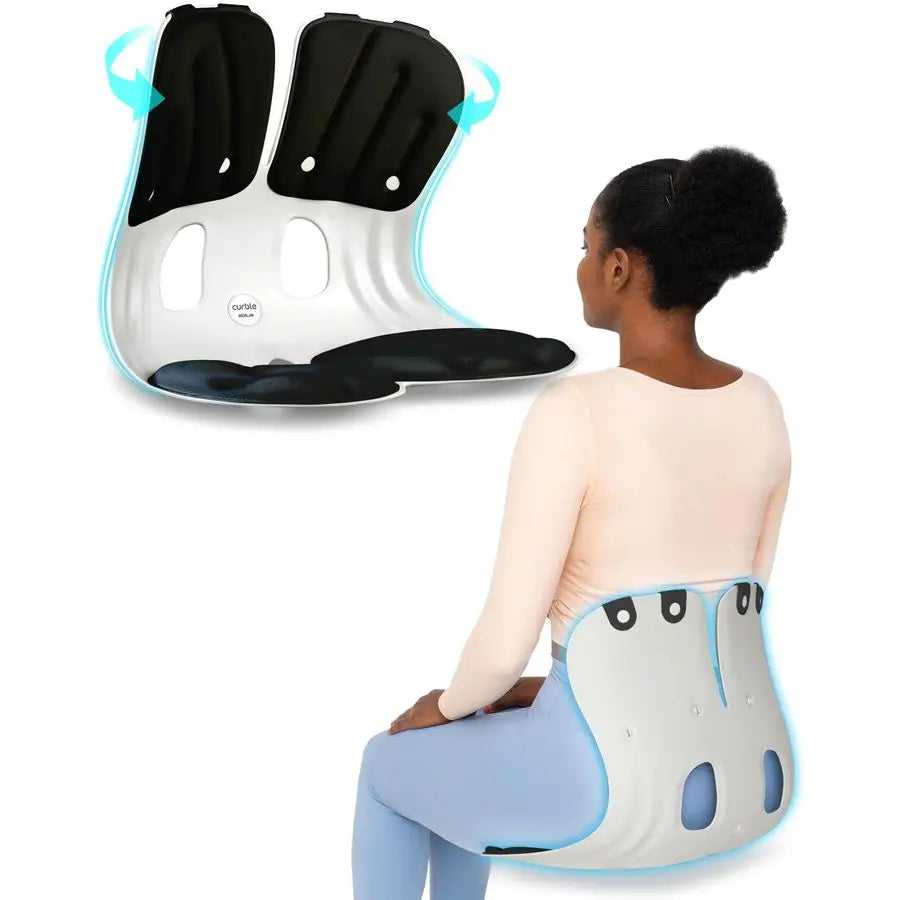 GRANDExtra Wide amp Sturdy Ergonomic Chair Back Support, Lumbar Support for Good Posture Correction and Back Pain Relief, Perfec