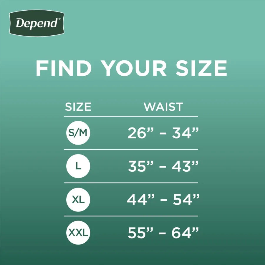 Fresh Protection Night Defense Incontinence Underwear for Men Adult Diapers with Advanced Leak-Proof Barrier and All-Day Comfor
