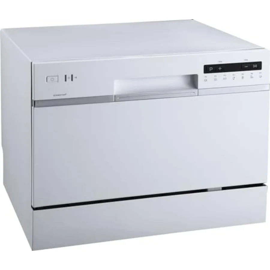 DWP63 21-5/8 Inch Wide 6 Place Setting Countertop Dishwasher - White