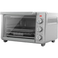 BLACK+DECKER Crisp 'N Bake Air Fryer Countertop Convection Toaster Oven, Large Capacity, 6-Slice, Fits 12” Pizza, 60-Min Timer