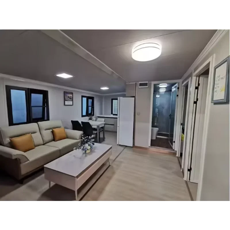 20 Ft Container House Portable Homestay Mobile Tiny Homes Ready Prefab 40FT Container House with 3 Bedroom Villas for Spain