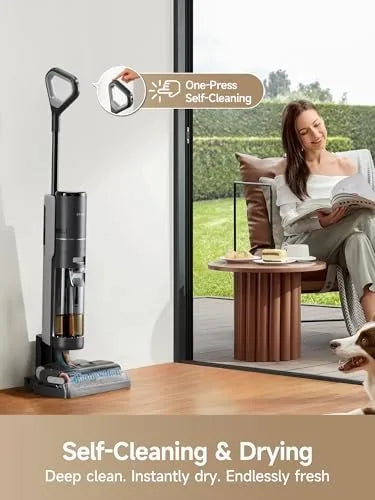 DREAME H12 PRO VACUUM MOP, WET DRY VACUUM CLEANER FOR HARD FLOOR - BLACK