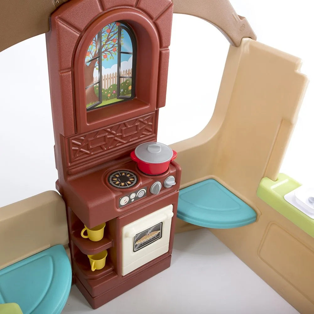 Garden View Cottage, Indoor Outdoor Playhouse, Customized