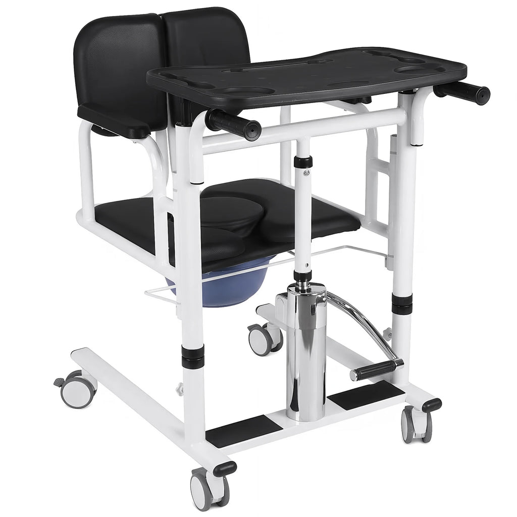 Bed To Toilet Transfer Lifting Chair with Chamber Pot Patient Lifts Sits On Toilet Chair For Paralyzed Patients Safety Equipment