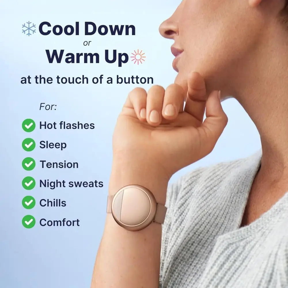 Embr Wave Cooling Bracelet - Warming Bracelet - Personalized Thermal Relie - Manage Hot lashes, Night Sweats, Sleep, Tension - C