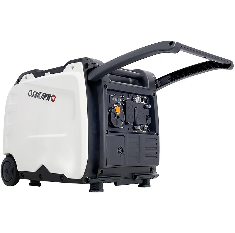 W46560431 Ultra-silent frequency conversion generator white + gray 4500W portable generator electric