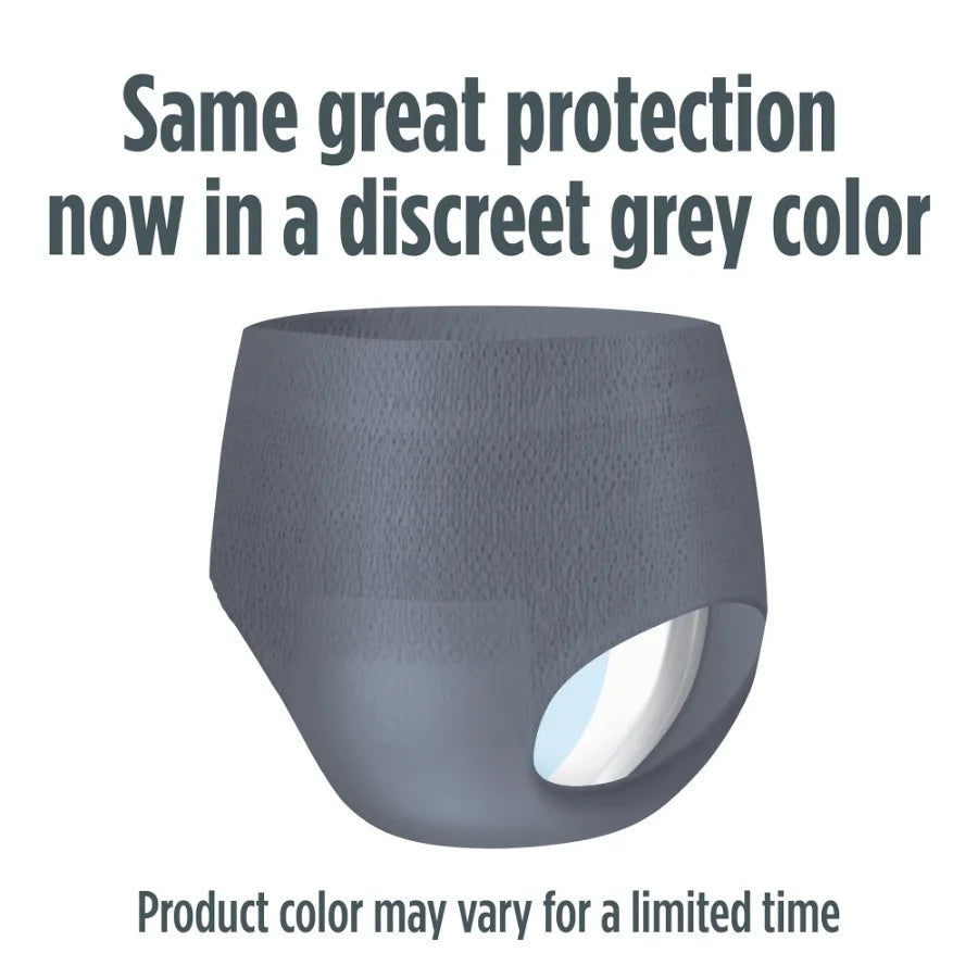 4 Pack Men's Incontinence Underwear L/XL for Maximum Absorbency and Comfort During Daily Activities Ideal for Active Lifestyle