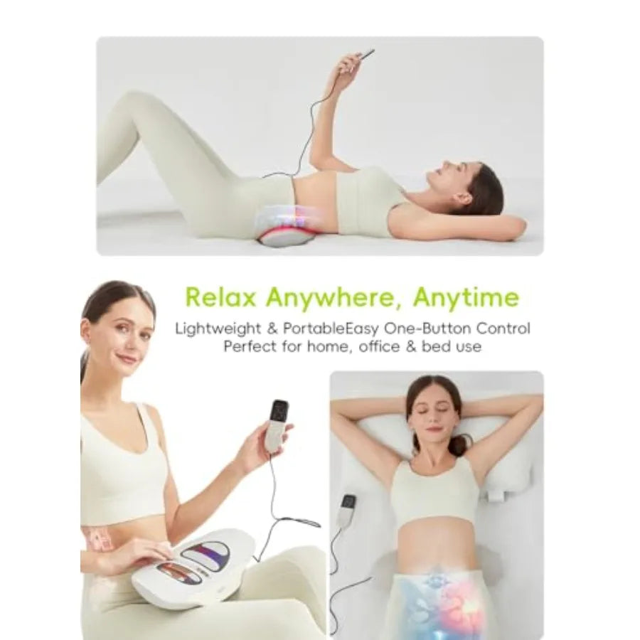 Smart Lower Back Massager with Soothing Warm Therapy and Air Traction Spinal Decompression Device for Sciatica Relief Lumbar Pr