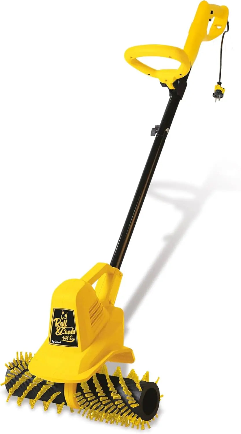 Electric Artificial Grass Sweeper and Rake, 300W Motor for Small to Medium Lawns, Pet Hair Cleaner