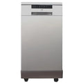 18 Portable Dishwasher with ENERGY STAR Stainless Steel Silver Finish Compact Design for Small Kitchens Energy Efficient Built-