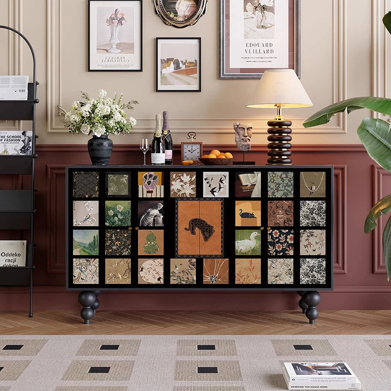 Tiny Cute Storage Living Room Cabinets Creative Nordic Style Trendy Display Cabinet Creative Aesthetic Kastet Home Furniture