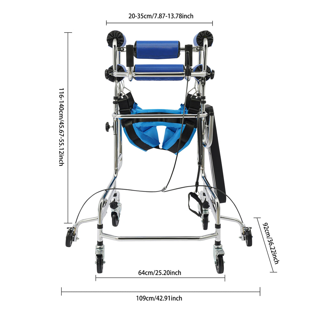 Adult Walker for Seniors Adult Standing Walker Walking Aid with Adjustable Height and Width Adult Standing Walker Aid Woman/Men