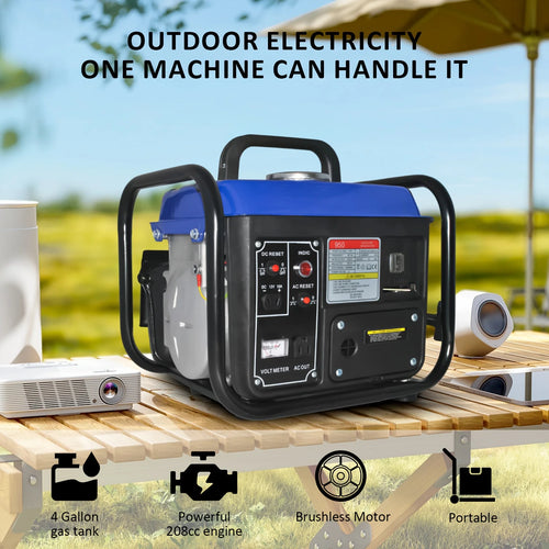 1500W Portable Generator, Small Generator For Camping Outdoor, Ultralight, EPA Compliant