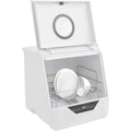 Portable Countertop Dishwasher with 1.5-meter Inlet/Outlet Hoses 4 Wash Programs 360 All-Round Washing Mini Compact Design for