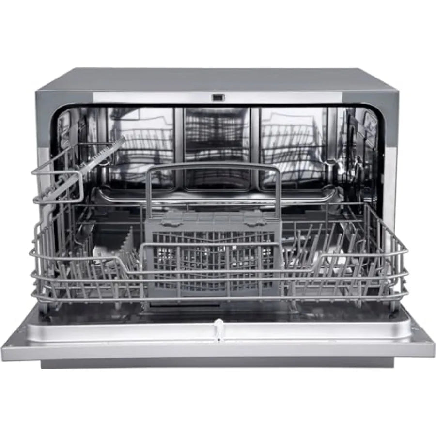 DWP63 21-5/8 Inch Wide 6 Place Setting Countertop Dishwasher - White