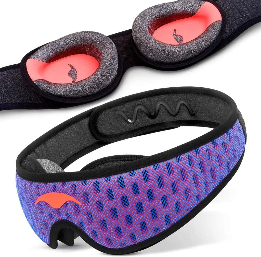Light-Blocking Sleep Mask for Side Sleepers, Breathable & Comfortable, Ideal for Travel/Nap/Shift Work