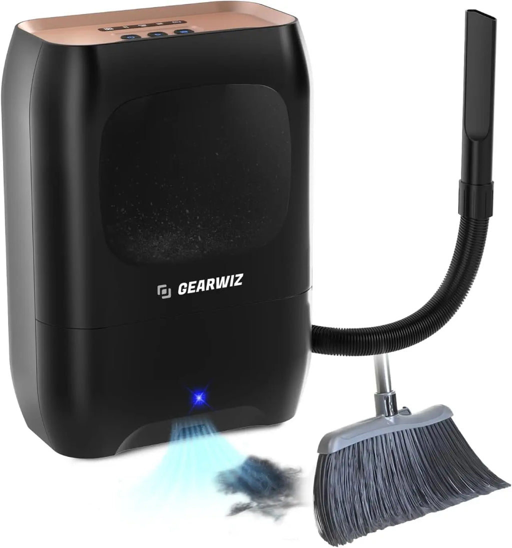 Touchless Automatic Electric Vacuum Dustpan with Nozzle for Hands-Free Multi-Mode Floor Cleaning
