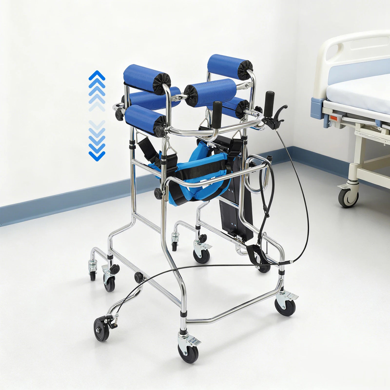 Adult Walker for Seniors Adult Standing Walker Walking Aid with Adjustable Height and Width Adult Standing Walker Aid Woman/Men