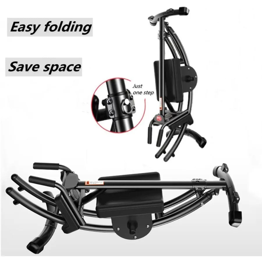 Ab Machine Adjustable Ab Workout Equipment Abs Machine for Stomach Workout Abdominal Core Fitness Equipment For Home Gym Streng